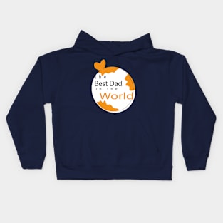 The Best dad In The World Kids Hoodie